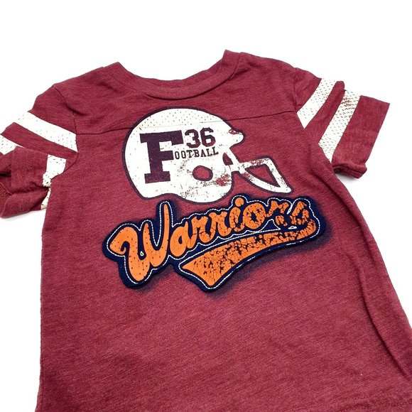 Cherokee Boys 2T Short Sleeve Shirt Football Warriors Play Daycare - Picture 2 of 4